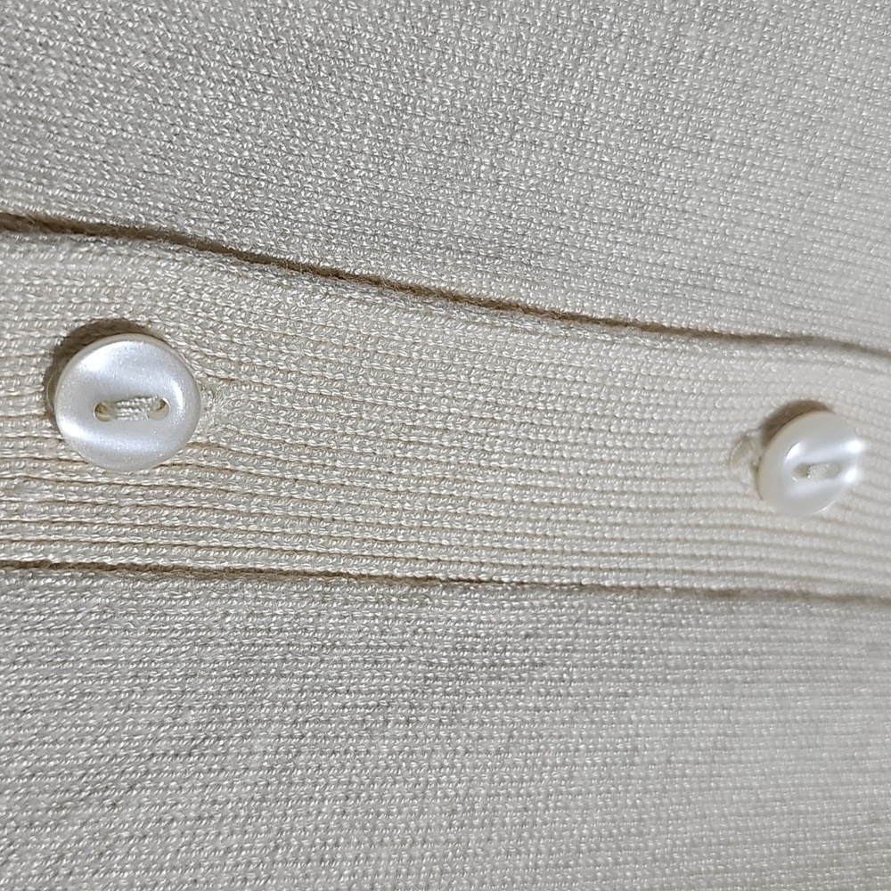 Nue Optionplus NWT Cream Button-Up Cardigan. SIZE 3X - Picture 2 of 10